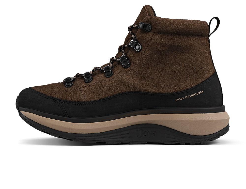 Mens Wave Waterproof Wide-Fit Maui Dark Brown Boots