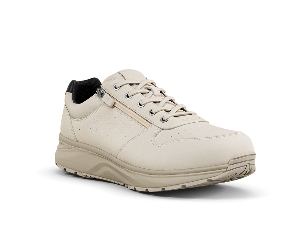 Mens Active Zip Dynamo White II Trainers