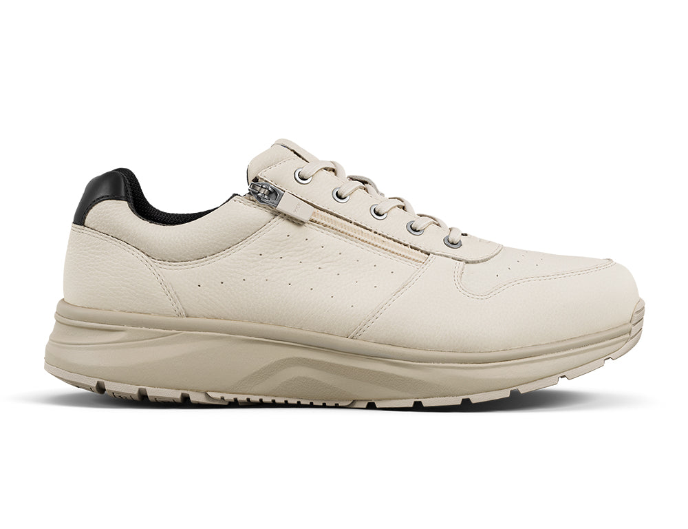 Mens Active Zip Dynamo White II Trainers