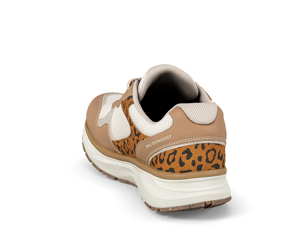 Womens Active Tina III Beige White Trainers