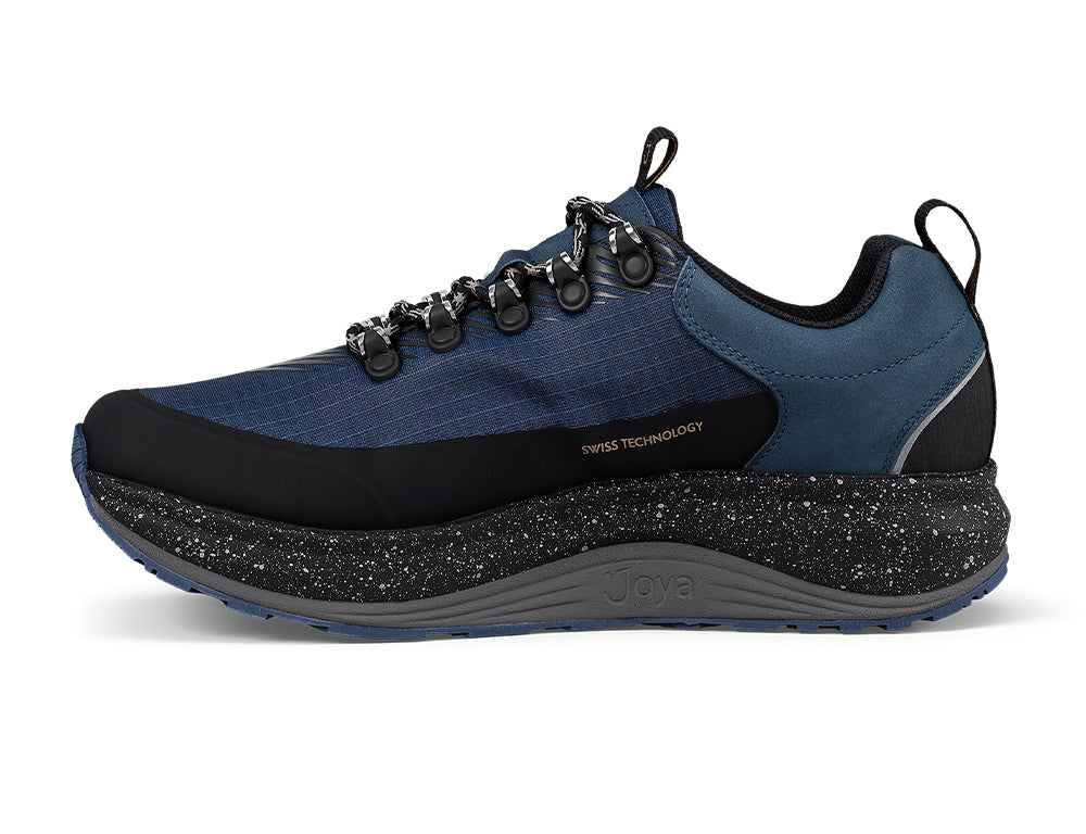Mens Wave Wide-Fit Waterproof Maui Blue Black Trainers