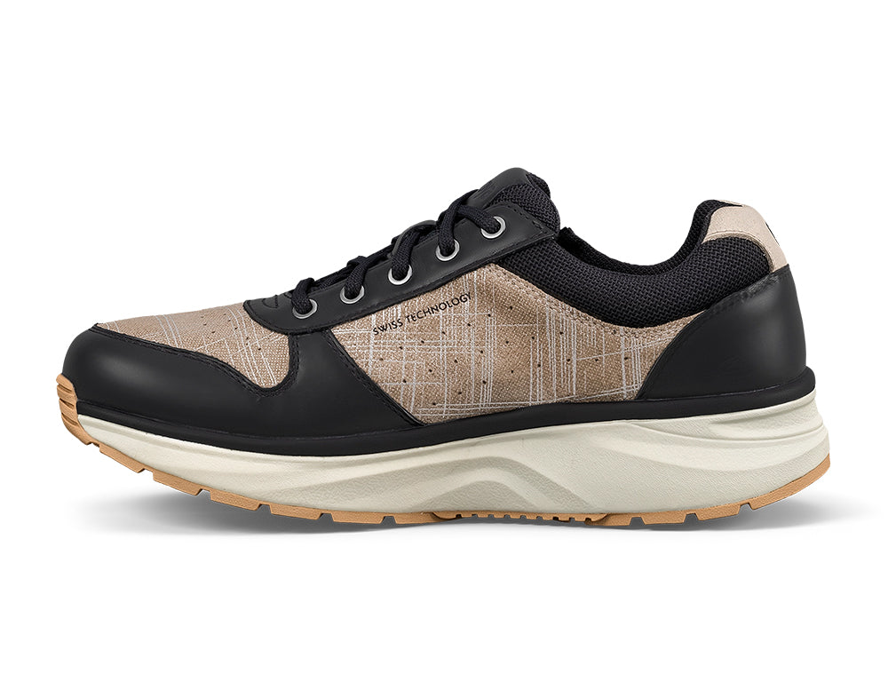 Womens Active Zip Dynamo Bronze Black Trainers