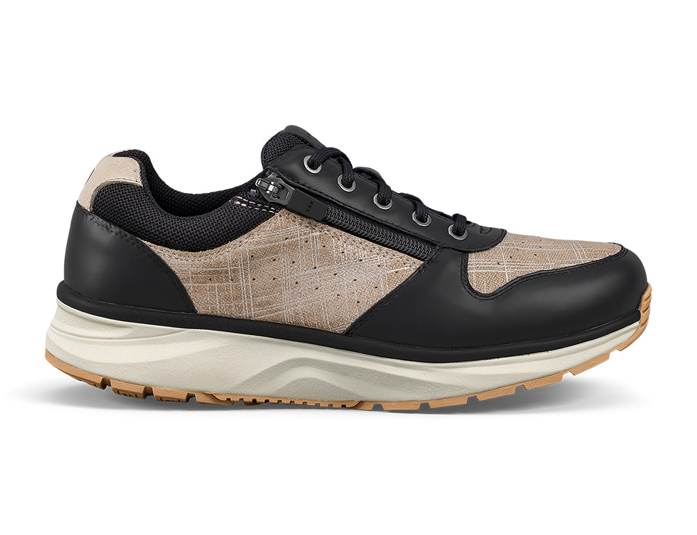 Womens Active Zip Dynamo Bronze Black Trainers