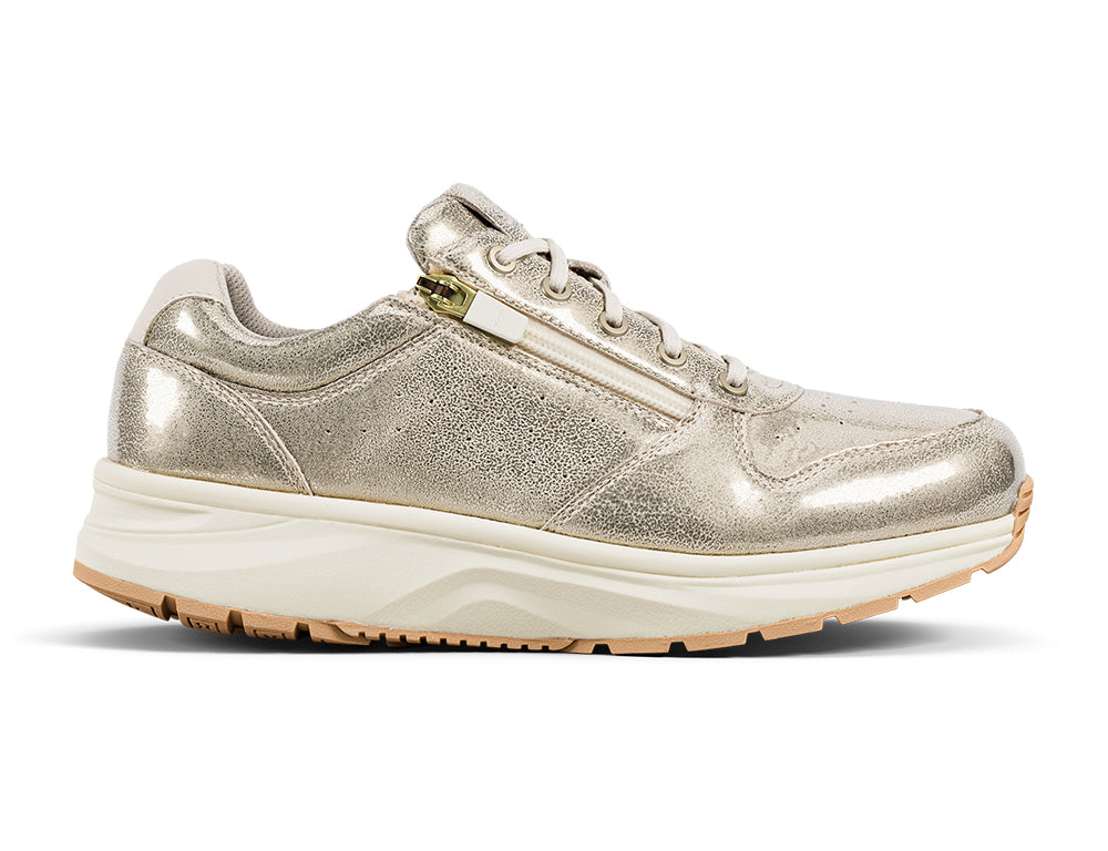 Womens Active Zip Dynamo Light Gold Trainers