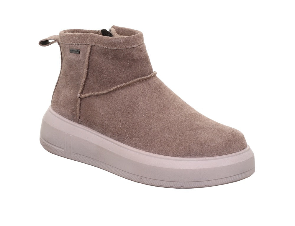 Womens Waterproof Zip Wonder Beige Boots