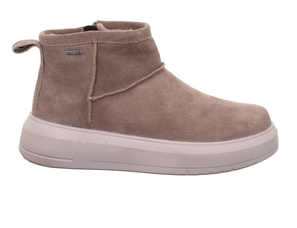 Womens Waterproof Zip Wonder Beige Boots