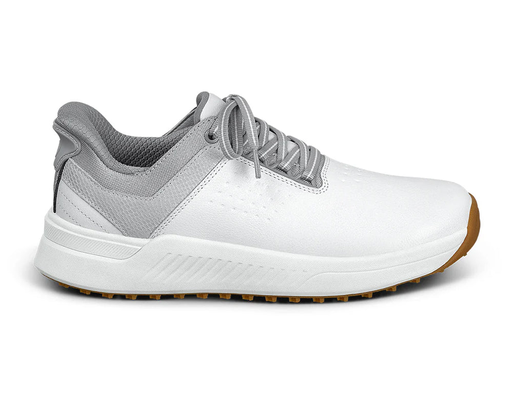 Orthofeet Womens Hands-Free Approach White Golf Shoes ShoeMed