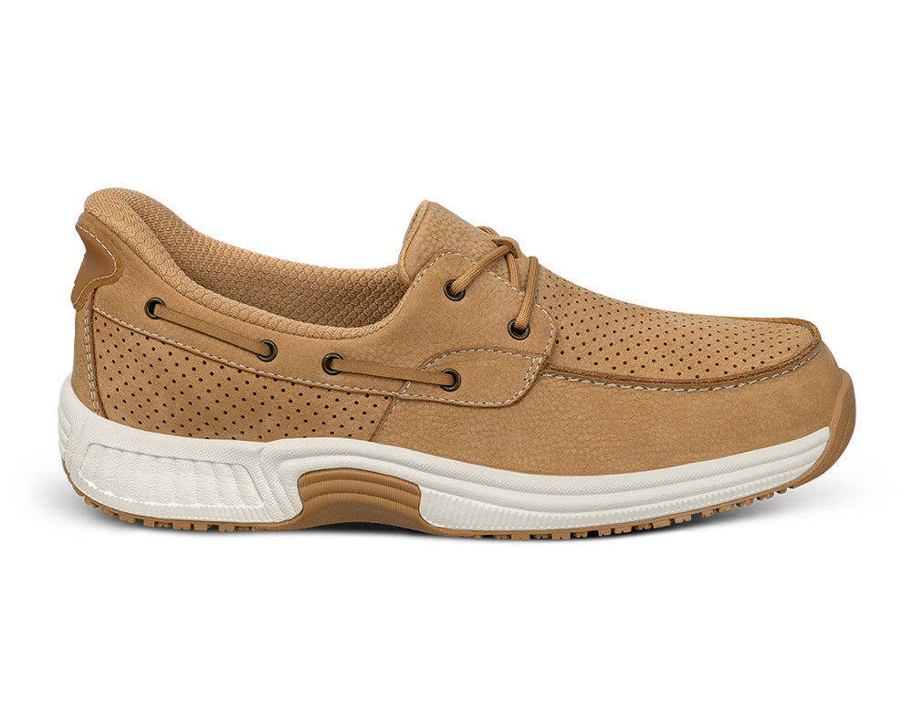 Womens Hands-Free Captain Caramel Boat Shoes