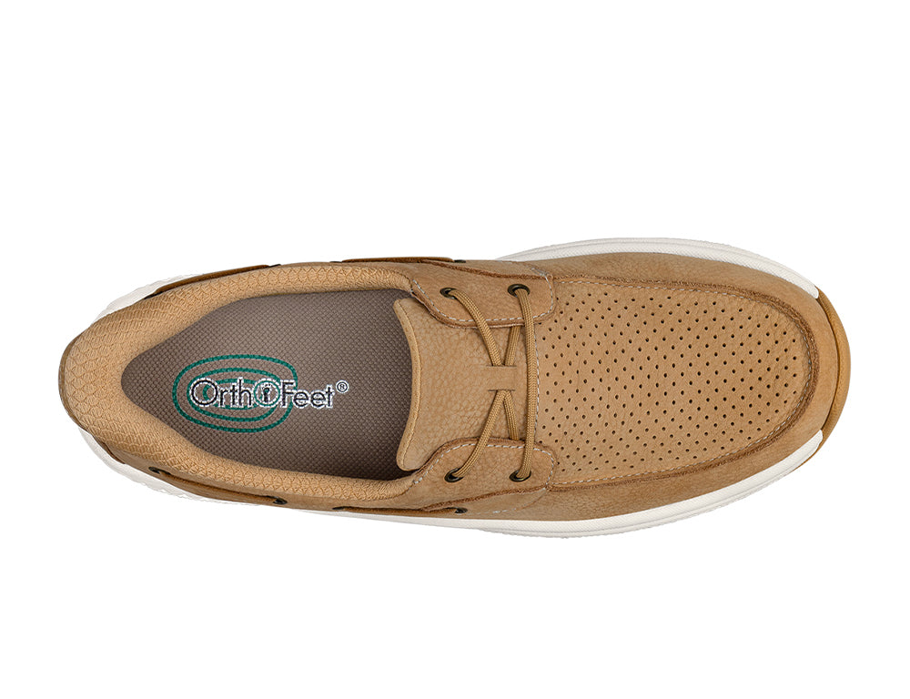 Womens Hands-Free Captain Caramel Boat Shoes
