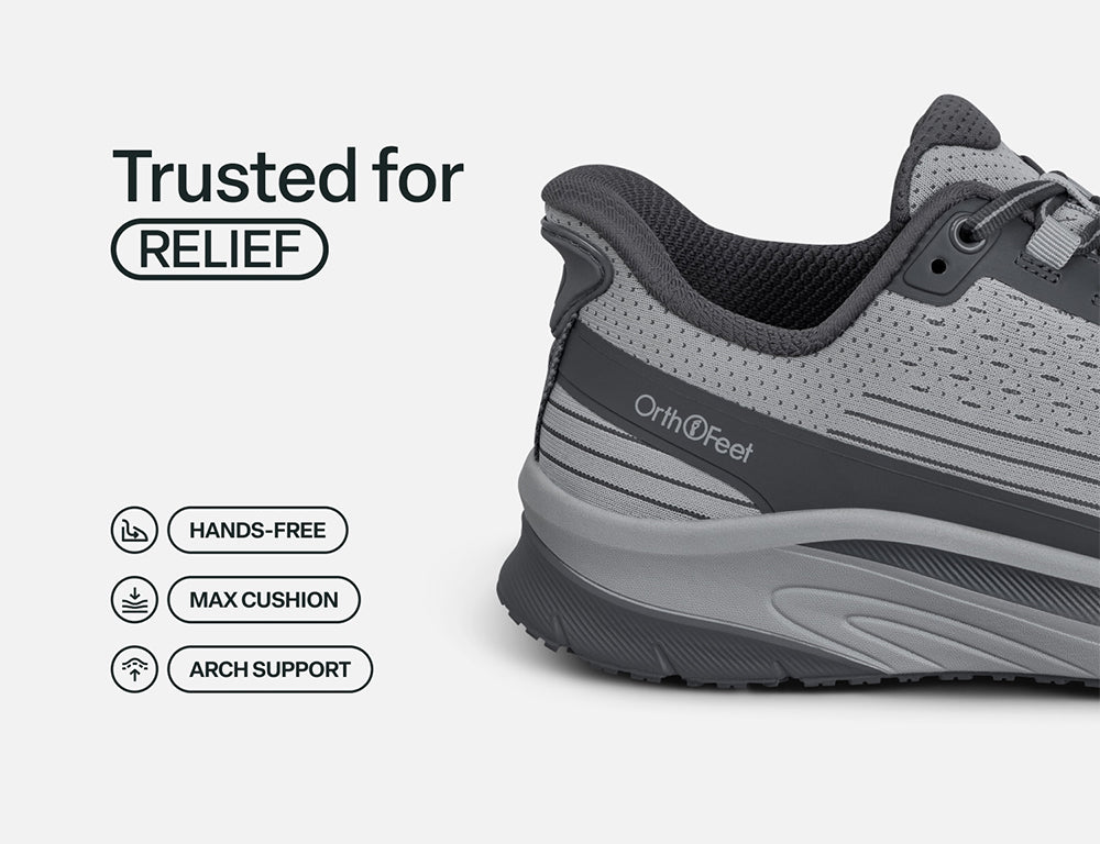 Mens Hands-Free Dash Grey Trainers