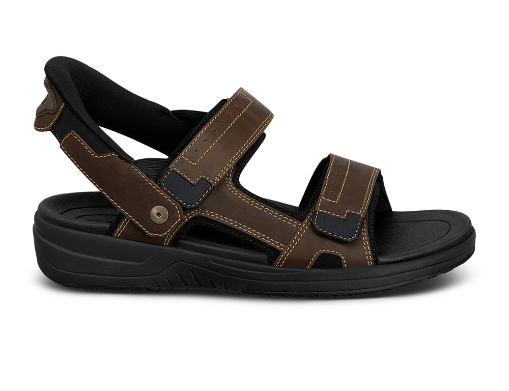 Mens Hands-Free Mercury Brown Sandals