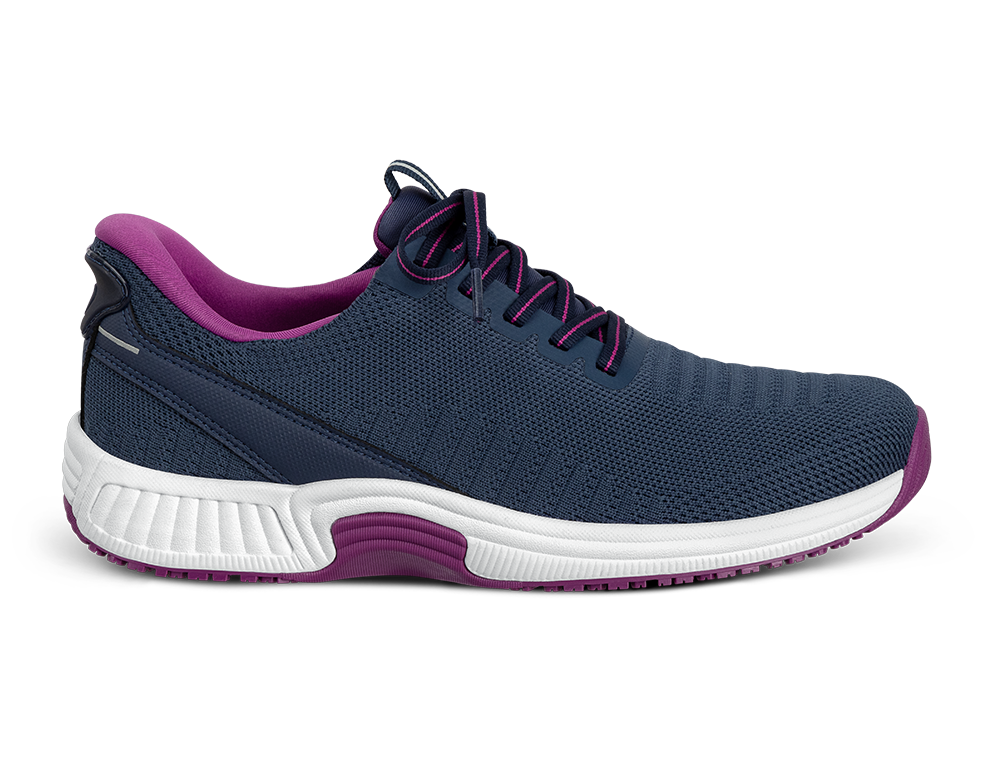 Womens Hands-Free Kita Navy Orchid Trainers