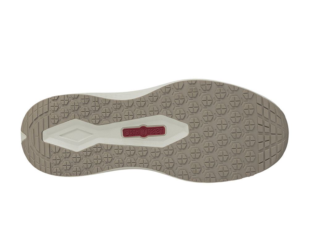Orthofeet Womens Hands-Free Dart Taupe Trainers ShoeMed