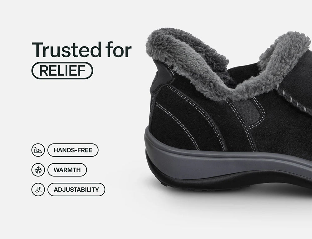 Womens Hands-Free Lorin Black House Shoes