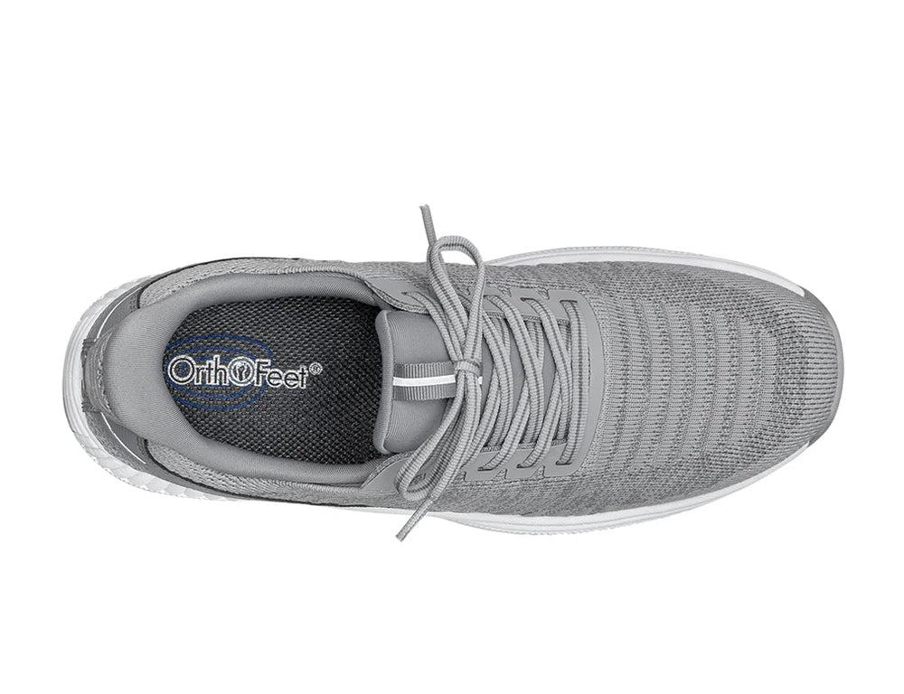 Orthofeet Womens Hands-Free Kita Grey Trainers ShoeMed