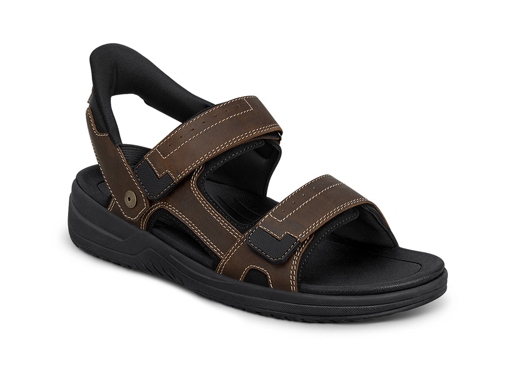 Mens Hands-Free Mercury Brown Sandals