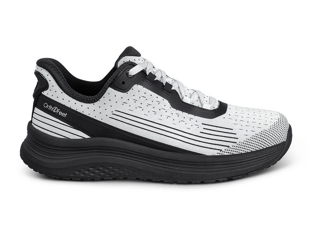 Womens Hands-Free Dart White Black Trainers