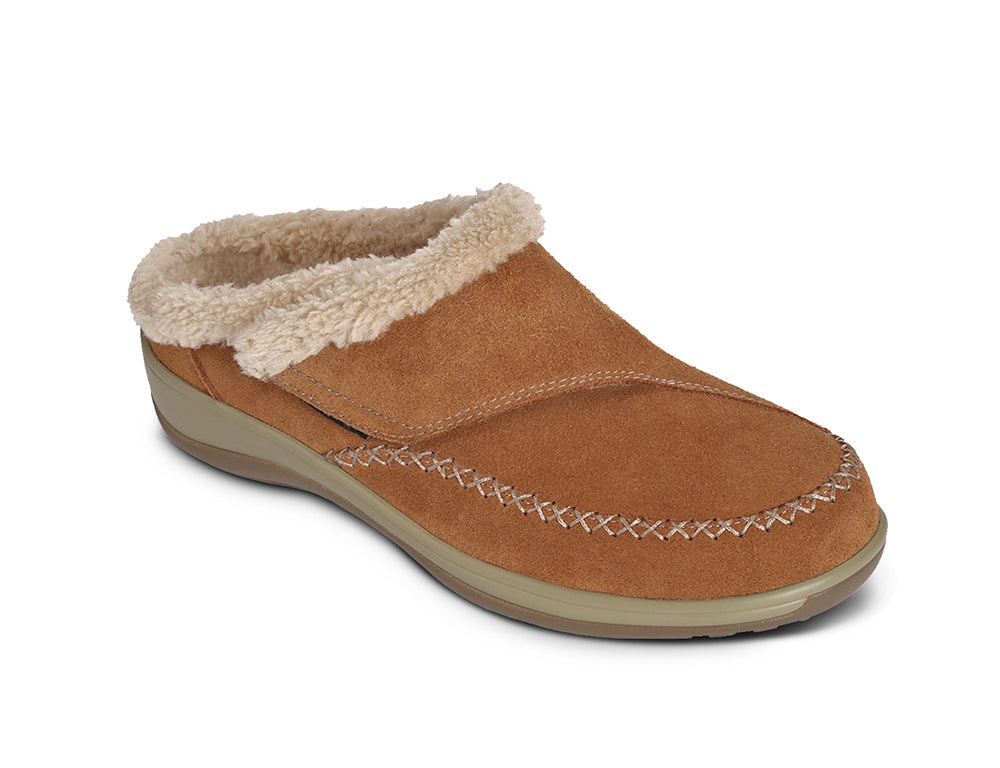 Womens Hands-Free Charlotte Camel House Shoes