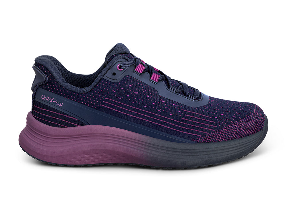 Womens Hands-Free Dart Navy Orchid Trainers