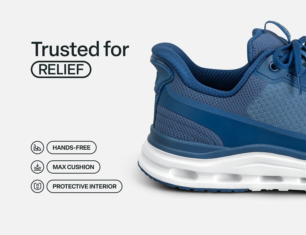 Mens Hands-Free Journey Blue Trainers