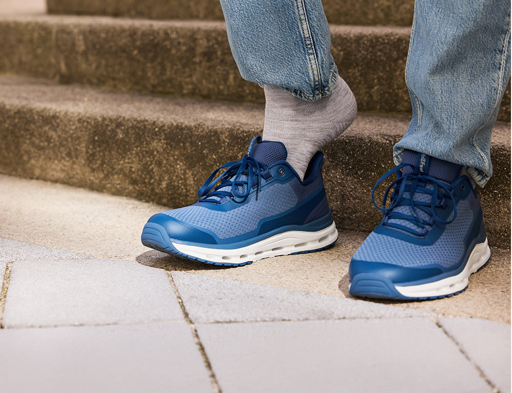 Mens Hands-Free Journey Blue Trainers
