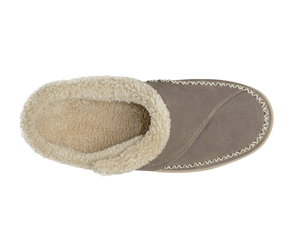 Womens Hands-Free Charlotte Taupe House Shoes