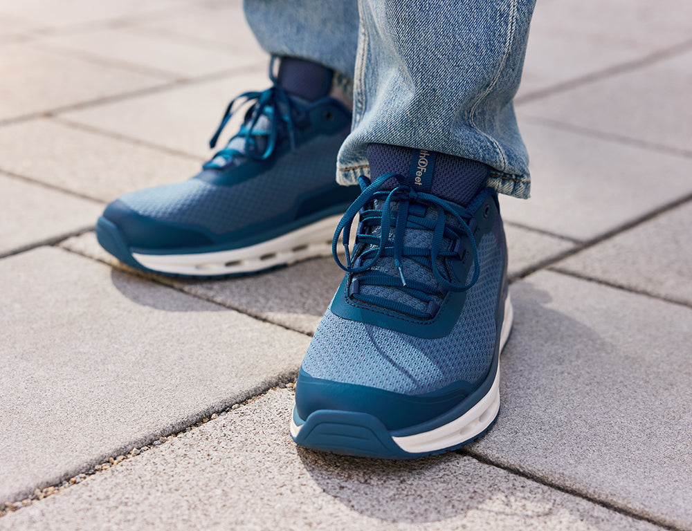 Mens Hands-Free Journey Blue Trainers