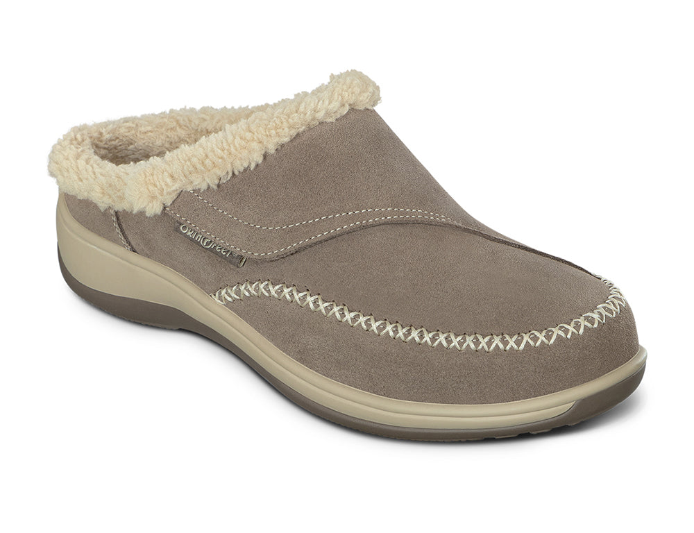 Womens Hands-Free Charlotte Taupe House Shoes