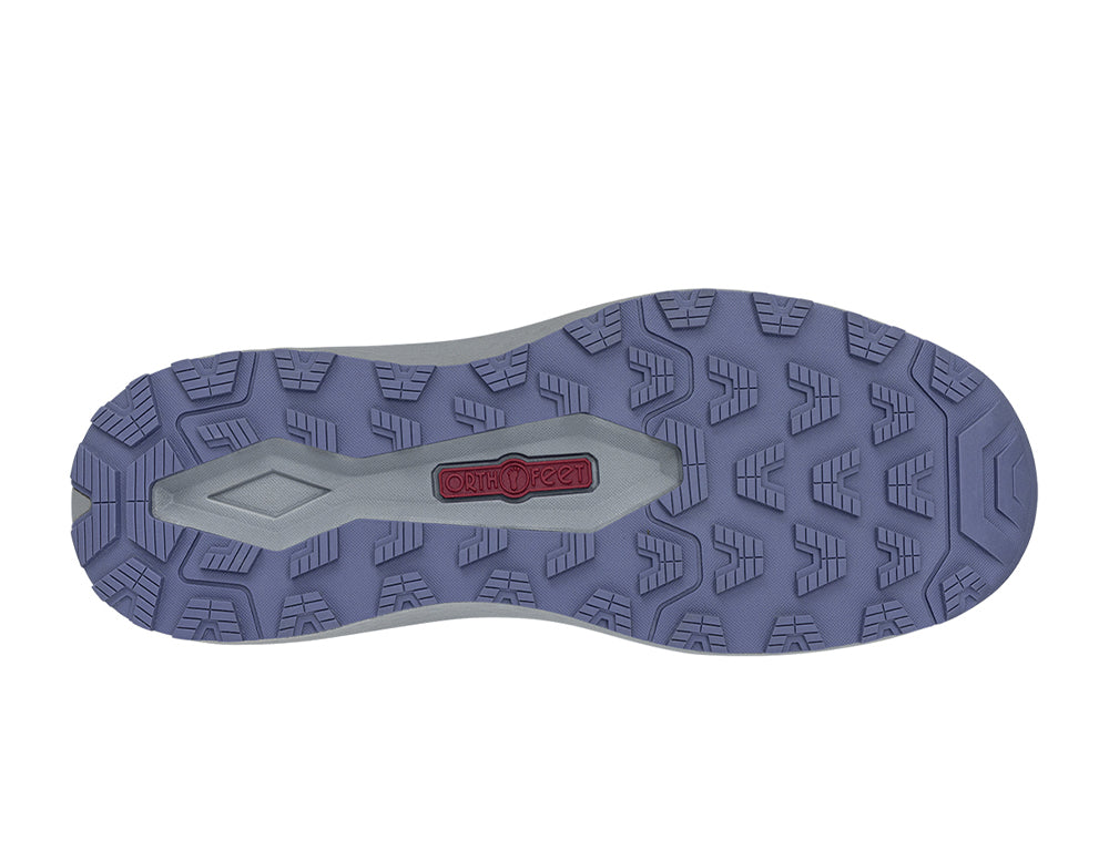 Womens Hands-Free Nira Trail Grey Periwinkle Hiking Shoes