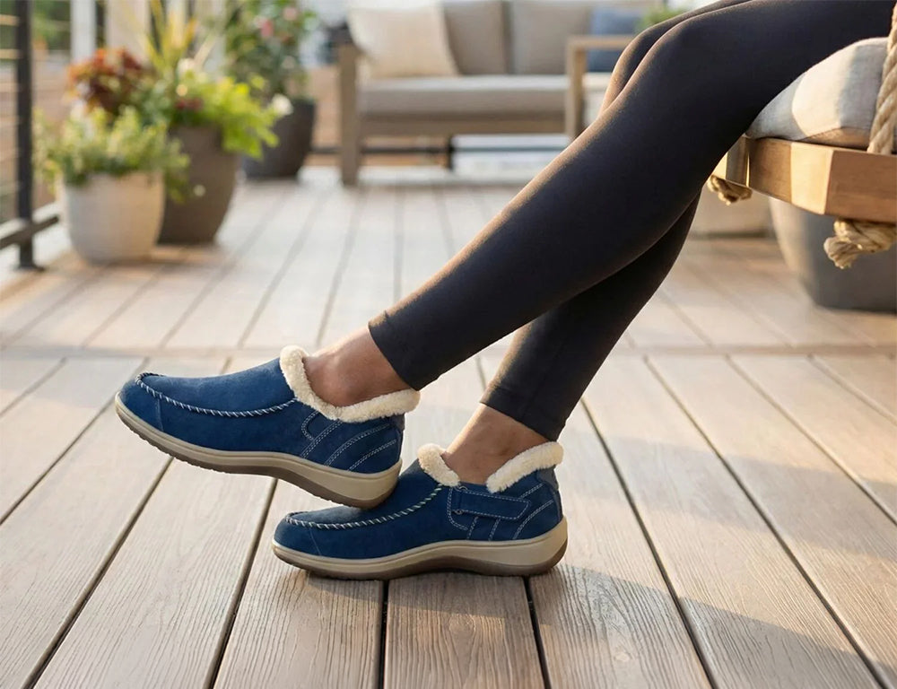 Womens Hands-Free Lorin Sapphire House Shoes