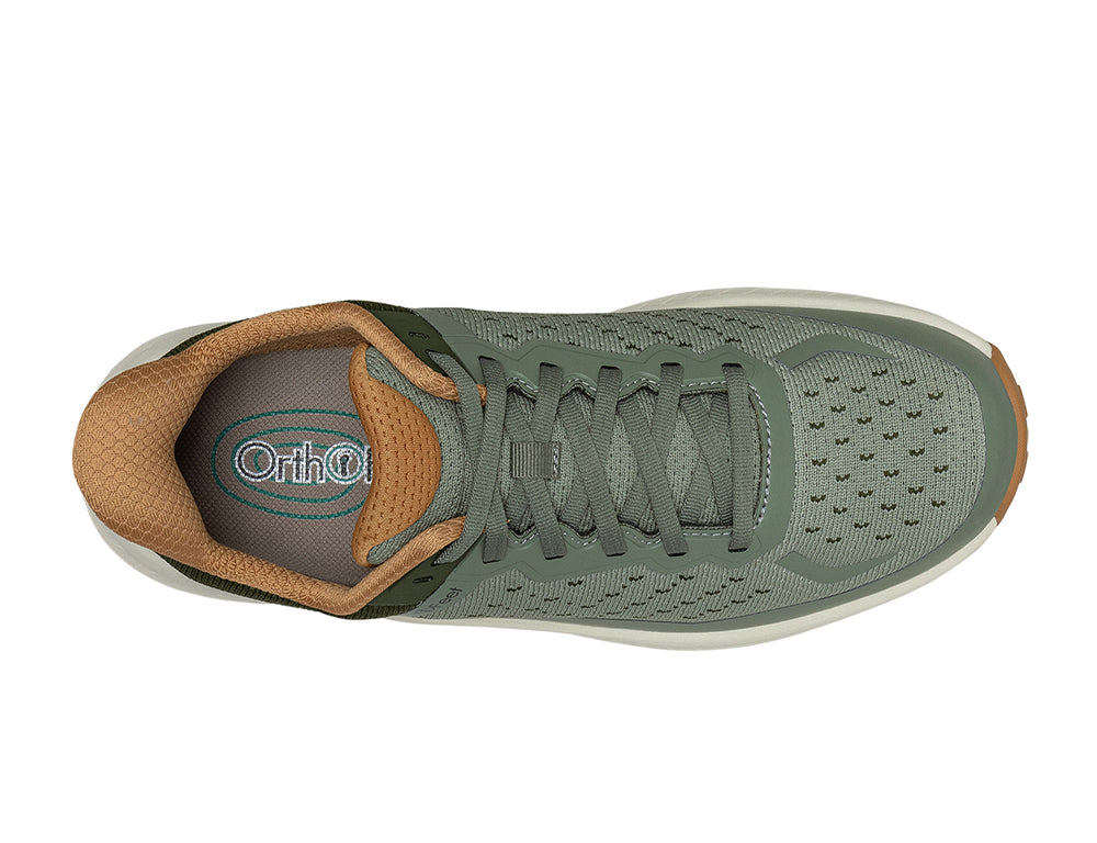 Mens Hands-Free Waterproof Expedition Low Green Hiking Shoes