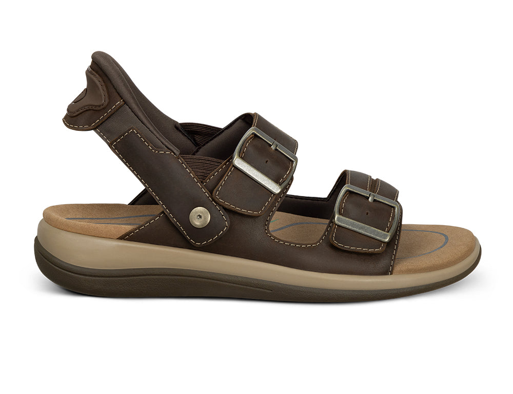 Womens Hands-Free Minerva Brown Sandals