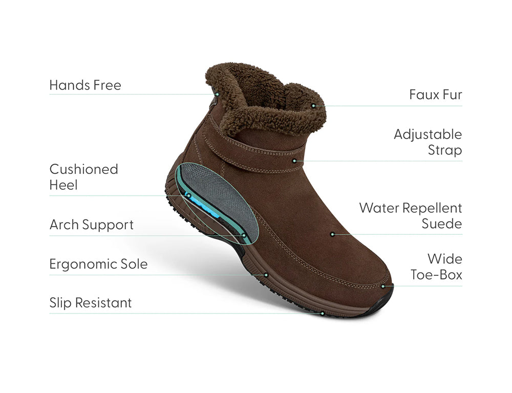 Womens Hands-Free Bliss Brown Boots