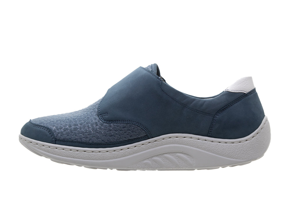 Womens Wide Fit Helli Denver Blue Shoes