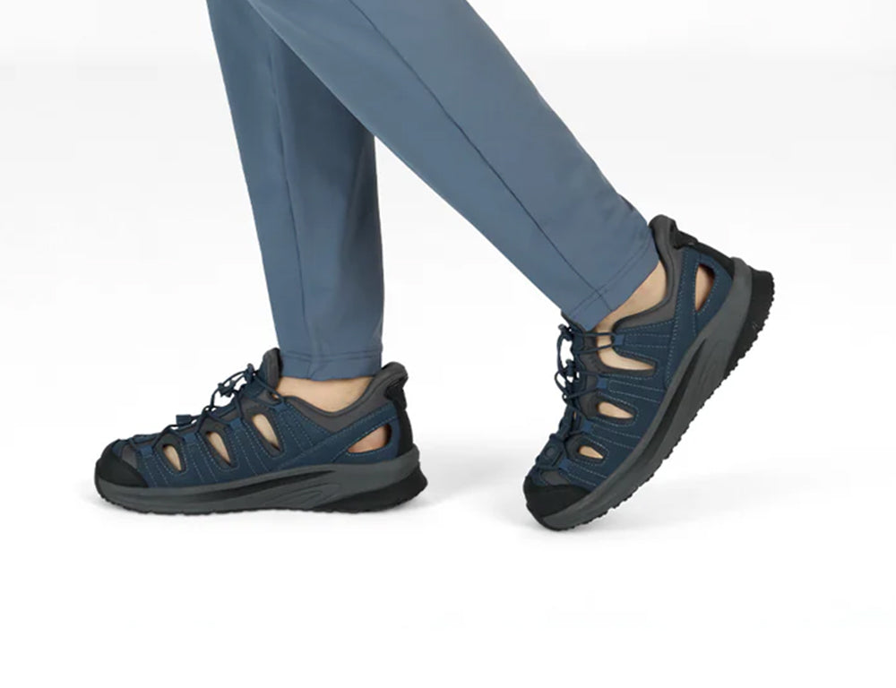 Orthofeet Mens Hands-Free Saturn Marine Hiking Sandals ShoeMed