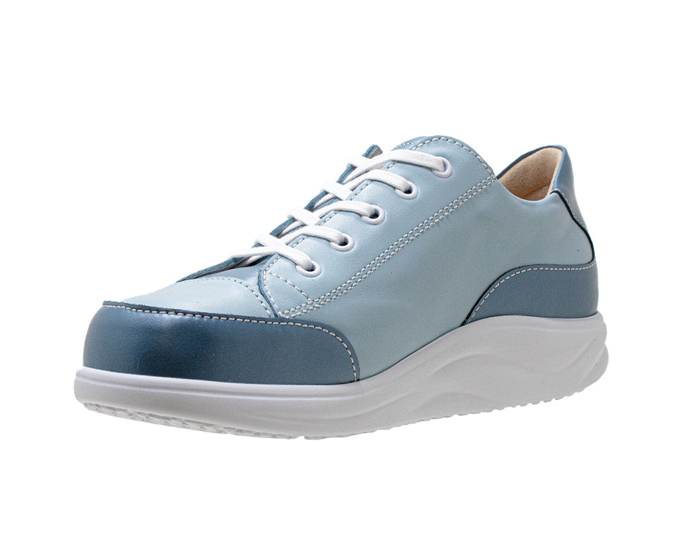 Finn Comfort Womens Finnamic Hachiouji ShoeMed Exclusive Henley Blue Shoes ShoeMed
