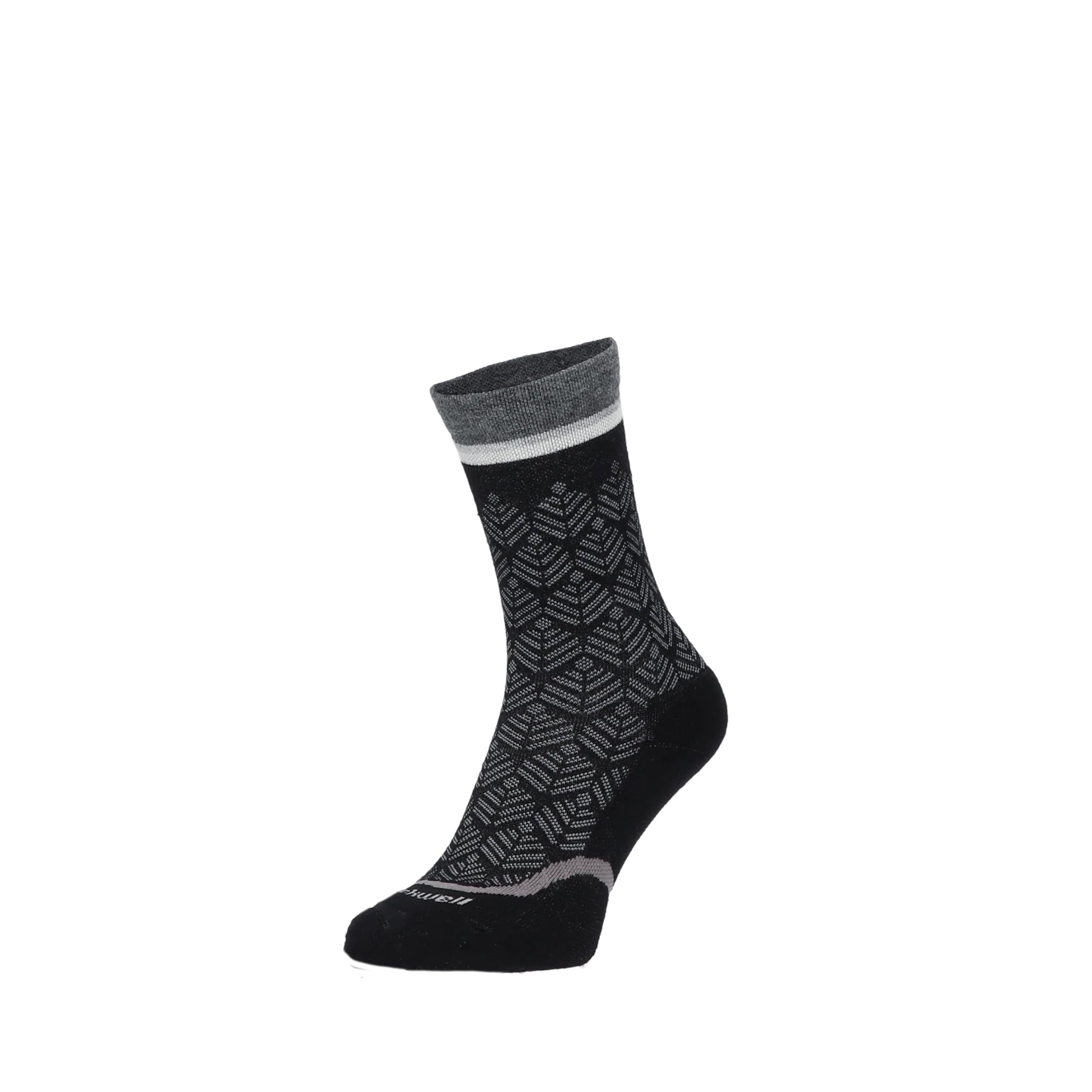 Sockwell Womens Bunion Ease Crew Black Solid 900 Socks ShoeMed