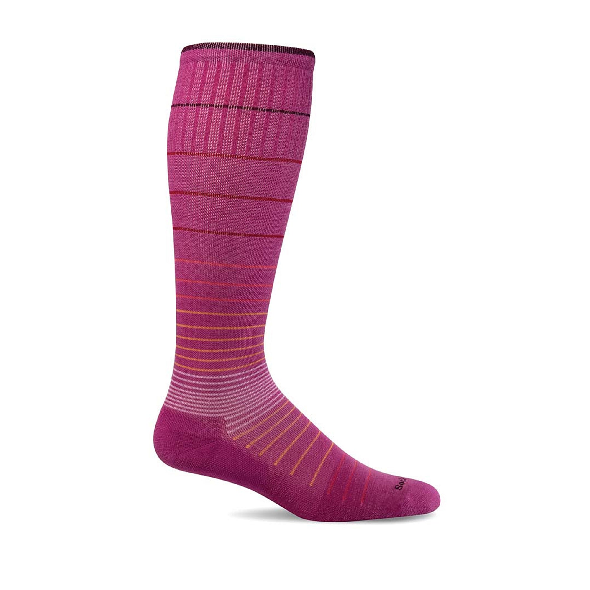 Womens Compression Circulator Raspberry 530 Socks