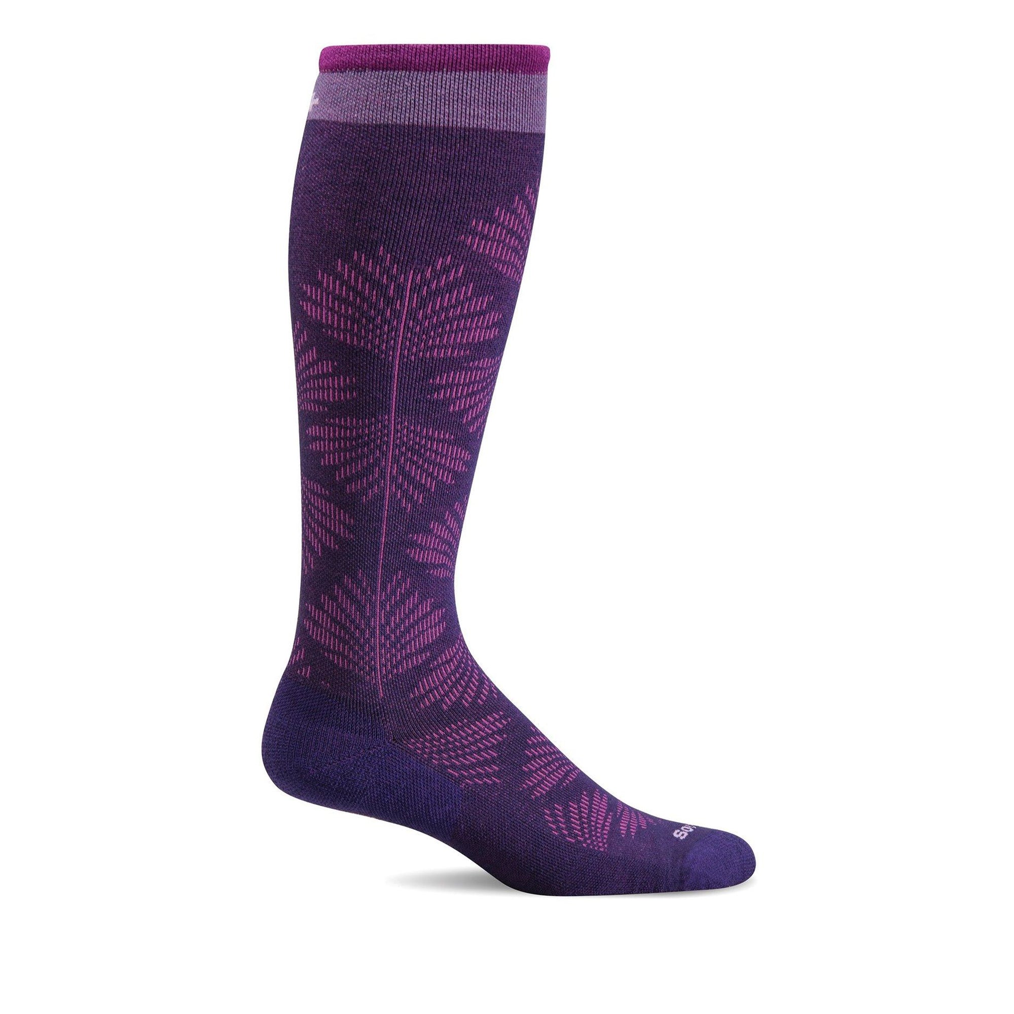 Womens Compression Full Floral Concorde 300 Socks