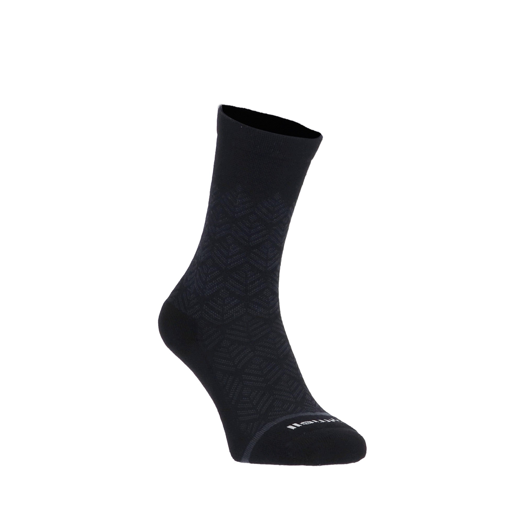 Womens Bunion Ease Crew Black Solid 905 Socks