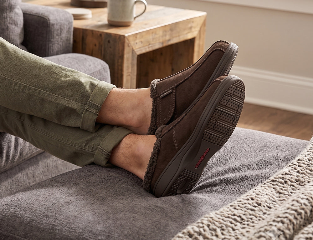 Mens Hands-Free Asheville Chocolate House Shoes