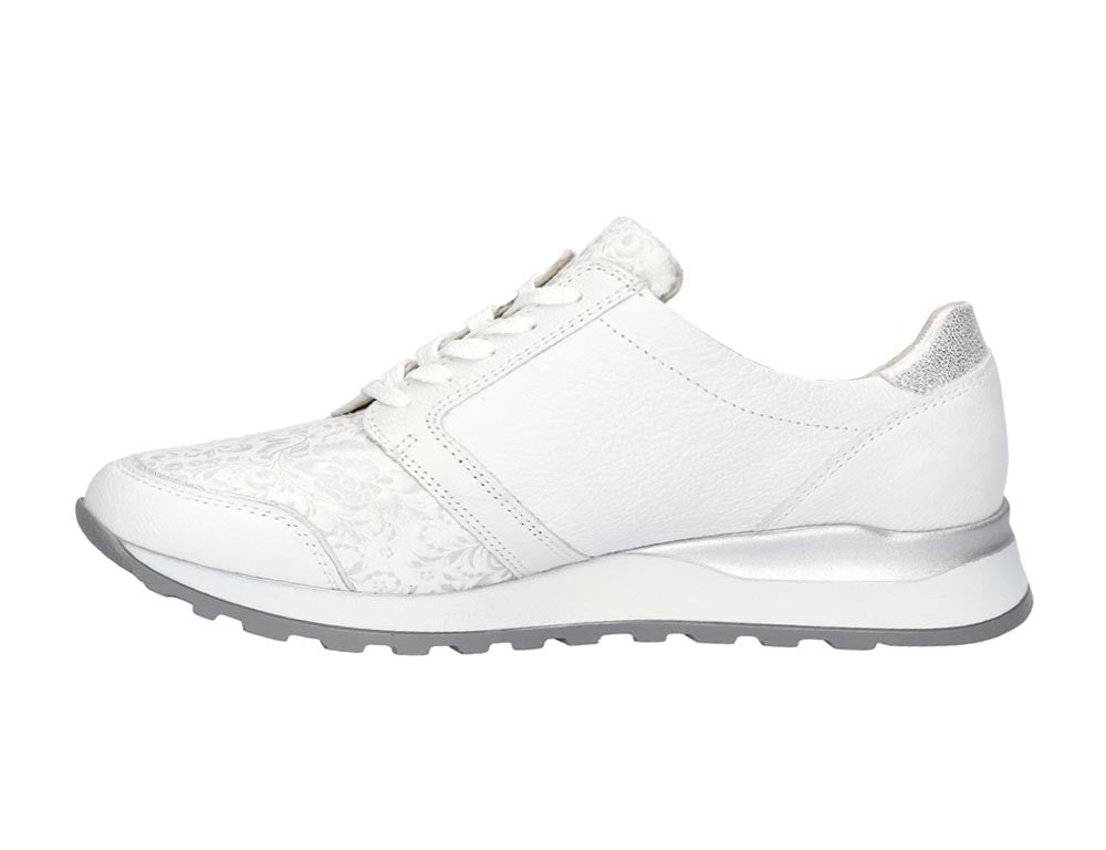 Womens Zip Hiroko-Soft Silver White Trainers