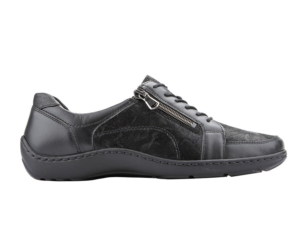 Womens Lightweight Henni Lace Black Shoes