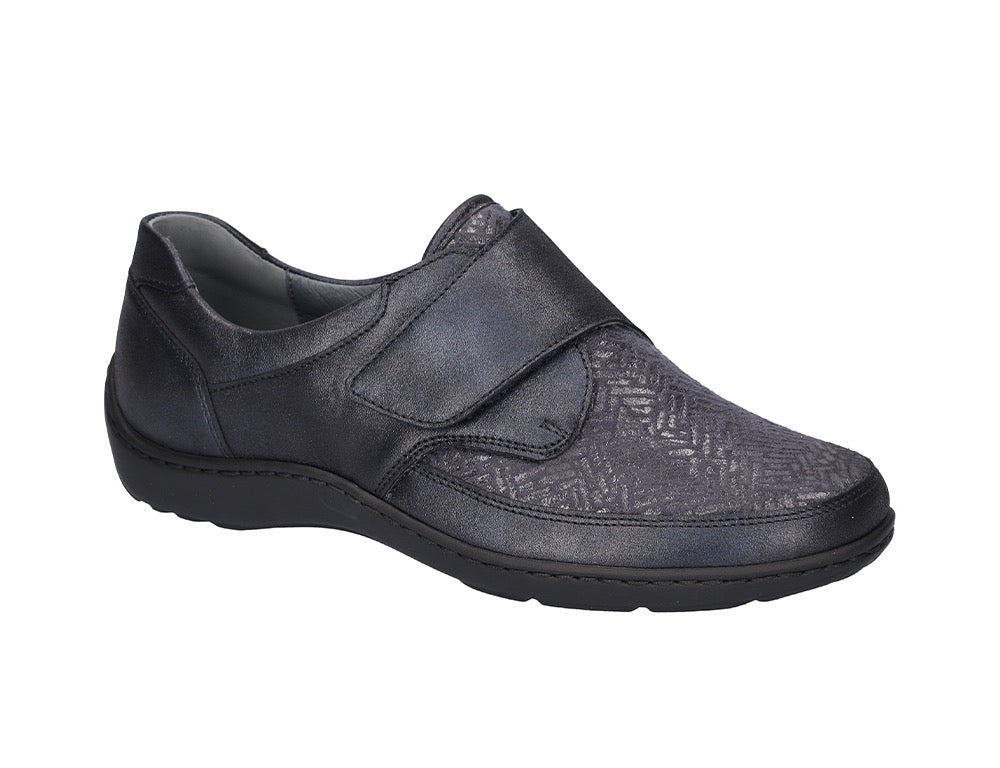 Womens Stretch Henni Bronx Navy Shoes