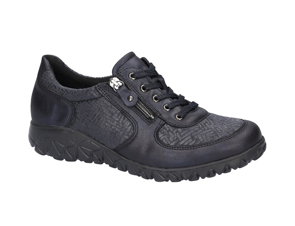 Womens Stretch Havy Soft Navy Trainers
