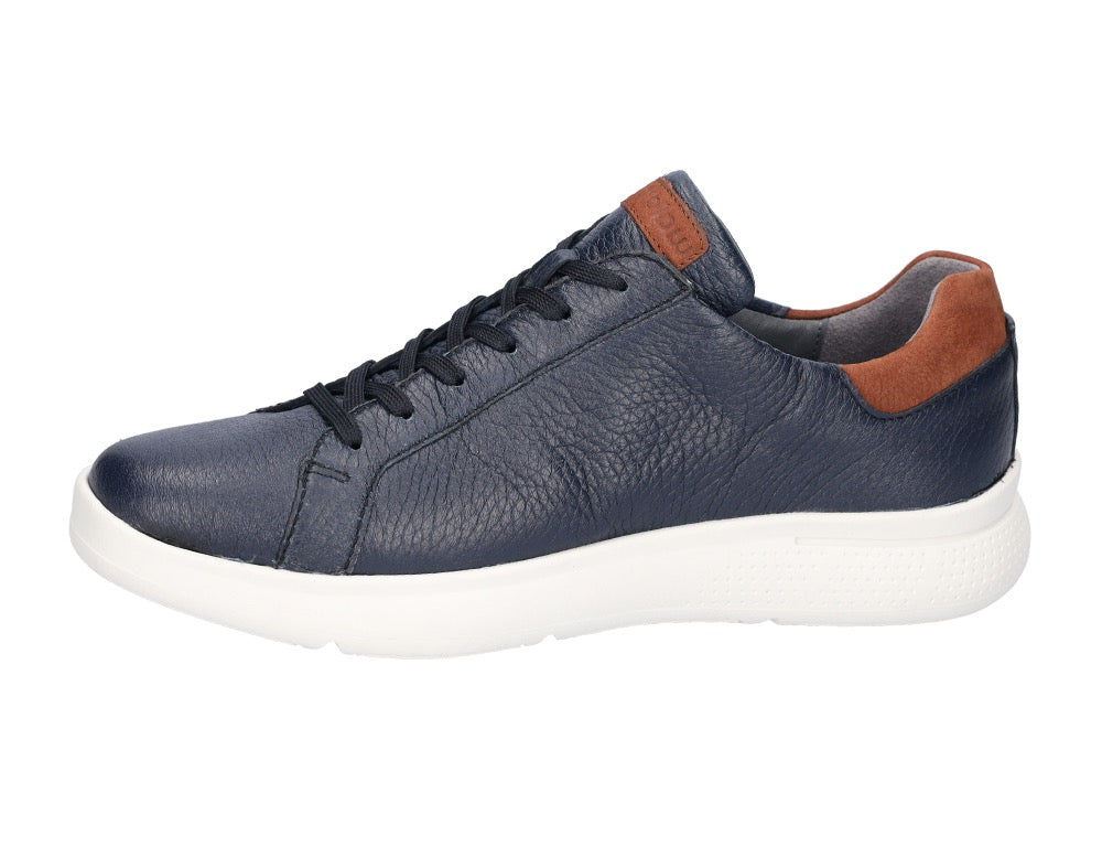Mens Zip Heiko Navy Trainers