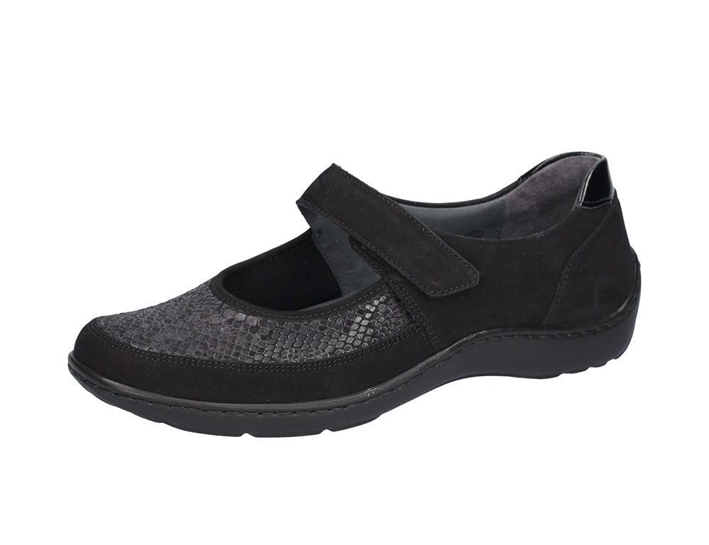 Womens Stretch Henni Mary Jane Black Shoes