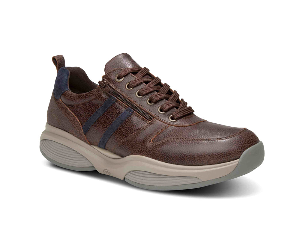 Xsensible Mens Stretchwalker SWX3 Dark Brown Shoes ShoeMed
