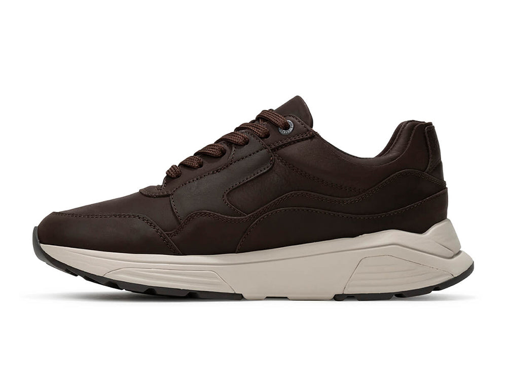 Mens Golden Gate Dark Brown Trainers