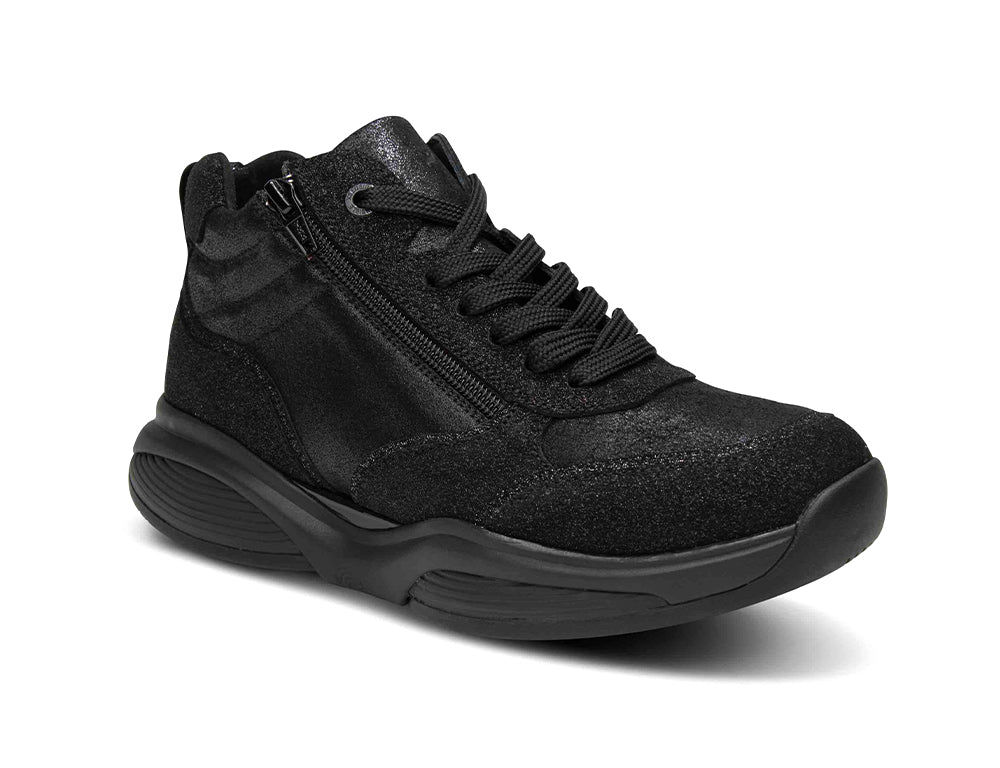 Xsensible Womens Stretchwalker SWX16 Black Fantasy Boots ShoeMed